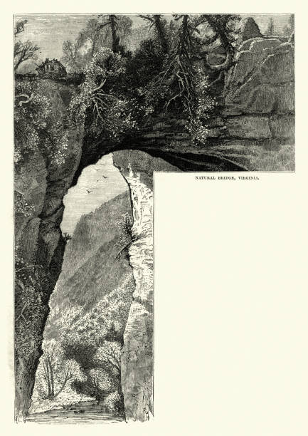 istock Natural Bridge, Virginia, USA, 19th Century 1178826142