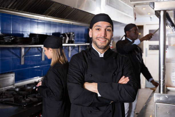 istock Bearded chef in kitchen of restaurant 1178829957