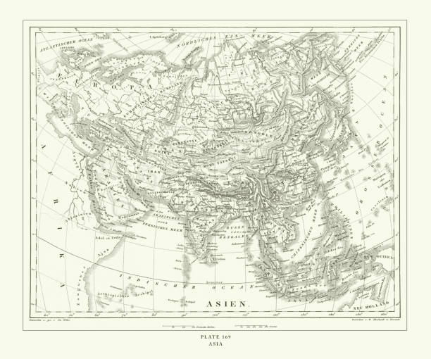 istock Engraved Antique, Asia Engraving Antique Illustration, Published 1851 1178830029