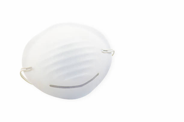 Dust and filer masks disposable non - toxic single White with metal strip elastic