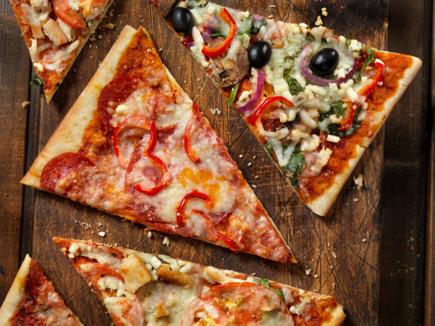 istock Slices of Flat Bread Pizzas 1178832982