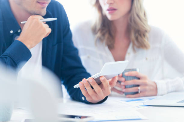 istock Young Couple working on their home finances. 1178843128
