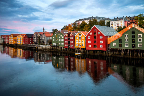 istock Trondheim view from Old Town Bridge - Norway 1178847672