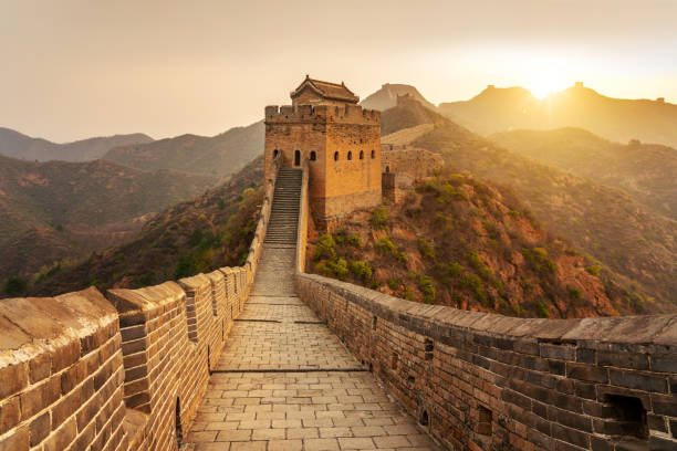 istock The Great Wall of China at sunset 1178853405