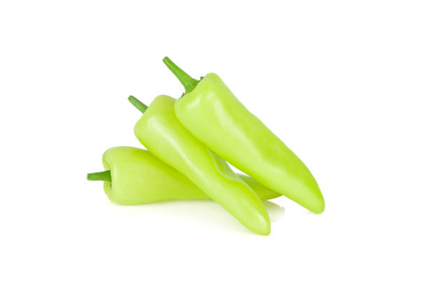 istock whole fresh green chili pepper with stem on white background 1178854392