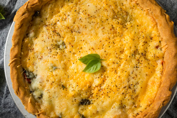 istock Homemade Cheesy Tomato Pie 1178860531