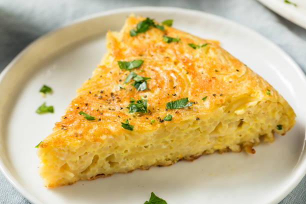 istock Homemade Spaghetti Omelette with Eggs 1178863528