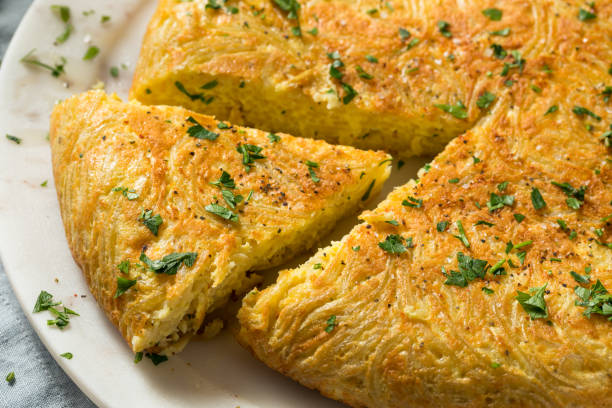 istock Homemade Spaghetti Omelette with Eggs 1178863605