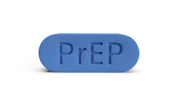 PrEP is HIV prevention pill for medical concept 3d rendering. The PrEP is HIV prevention pill for medical concept 3d rendering. antiviral drug stock pictures, royalty-free photos & images