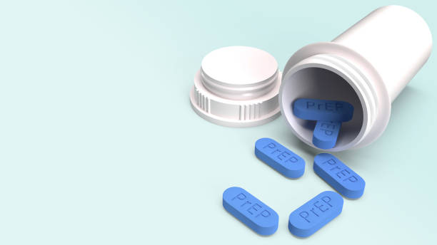 PrEP is HIV prevention pill for medical concept 3d rendering. The PrEP is HIV prevention pill for medical concept 3d rendering. exposures stock pictures, royalty-free photos & images