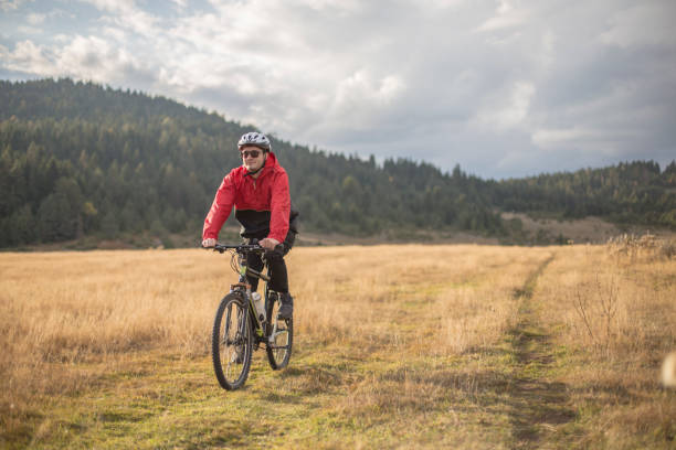 istock Riding a bike off-road 1178864753