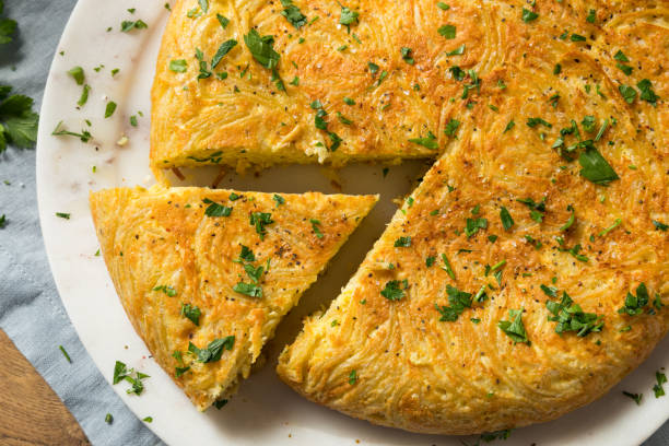 istock Homemade Spaghetti Omelette with Eggs 1178865235