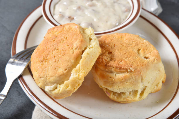 istock Homemade biscuits and gravy 1178866735