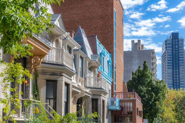 Montreal, typical victorian house