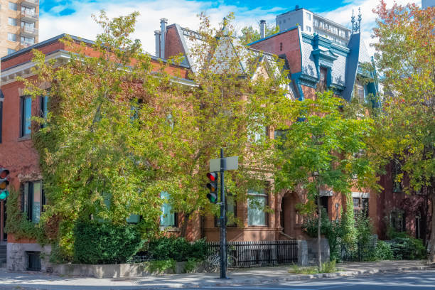 istock Montreal, typical victorian house 1178867516