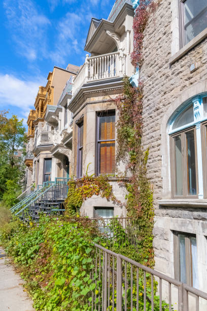 istock Montreal, typical victorian house 1178867522
