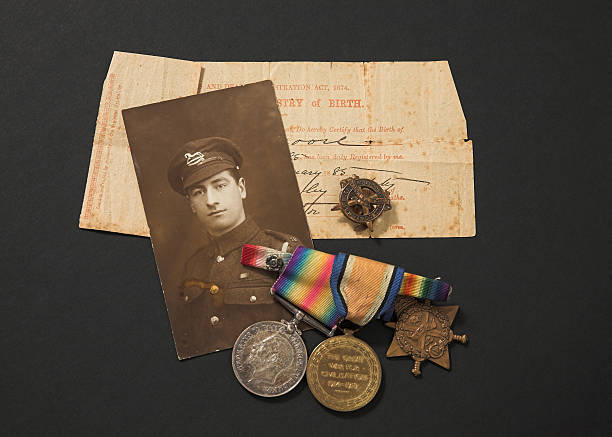 Great War Memorabilia antiquities photos stock pictures, royalty-free photos & images