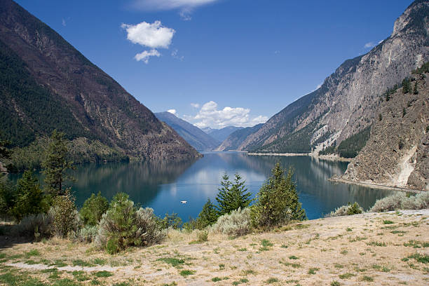 istock Panoramic View of Seton Lake 117887302