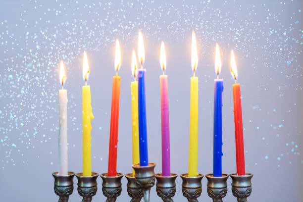istock Close Up Chanukah Menorah Chanukiah. 1178875795