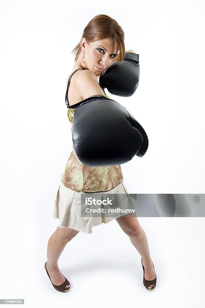 Girl-Power! - Lizenzfrei Attraktive Frau Stock-Foto