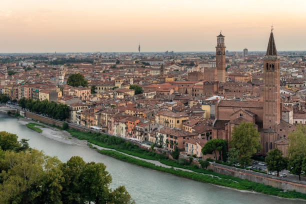 istock Verona, Italy scenic sunset view 1178889364