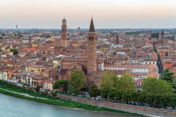 istock Verona, Italy scenic sunset view 1178889411