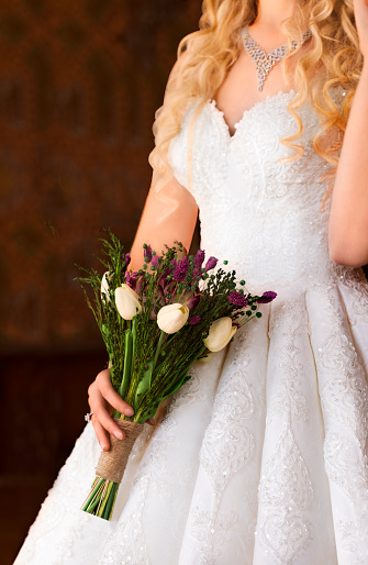 Bride, Wedding, Flower, Necklace, Jewelry