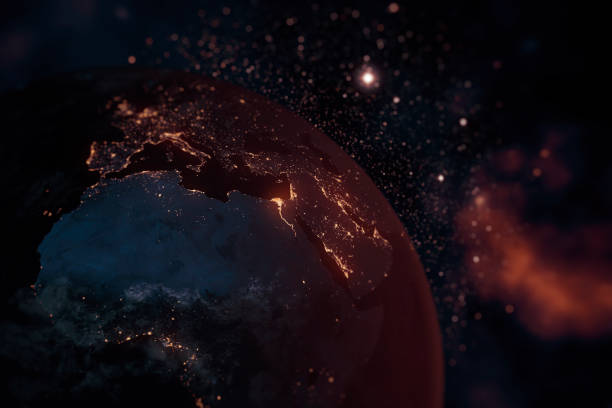 istock Planet Earth with star field backgrounds 1178899295