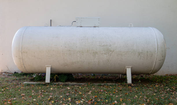 istock A propane gas tank in a garden 1178907887