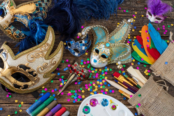 istock Venetian mask painting workshop. 1178910178