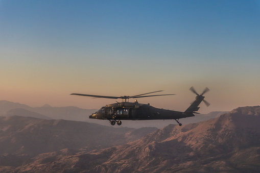UH-60 Black Hawk Military Helicopter