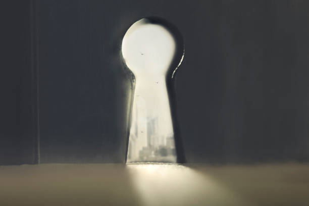 istock surreal keyhole from which we see the way to freedom 1178915896