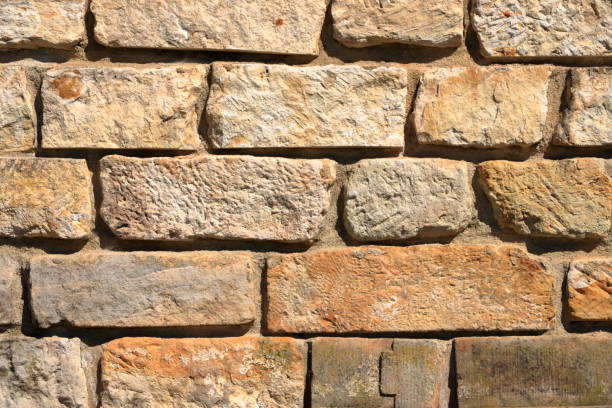 istock Vintage grunge sandstone blocks wall texture. 1178915978