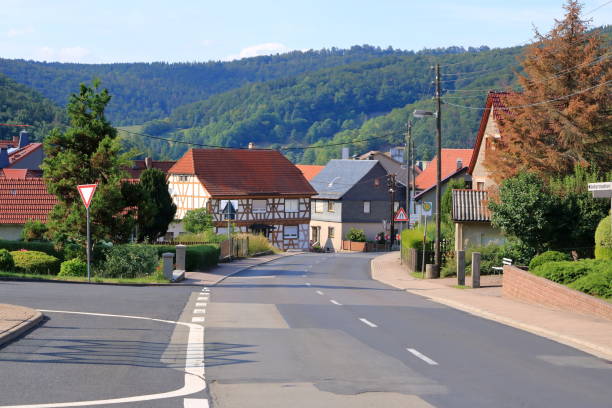 istock Old half-timbered house in a town in Germany 1178916078