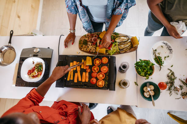 istock Something healthy and fresh on electrical grill 1178925323