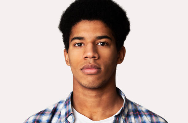 istock Serious african-american guy portrait on white background 1178925413