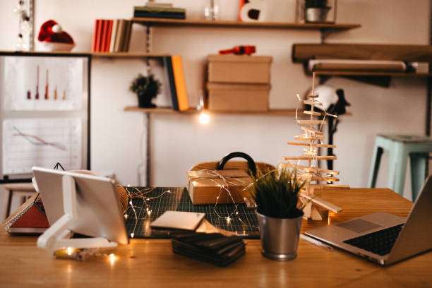 istock Everything is ready for Christmas in the office 1178926137