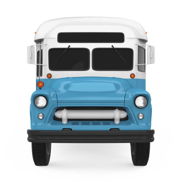 istock Vintage School Bus Isolated 1178929766