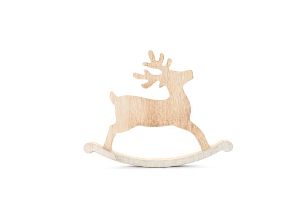 istock Decorative christmas reindeer isolated on white background 1178940659