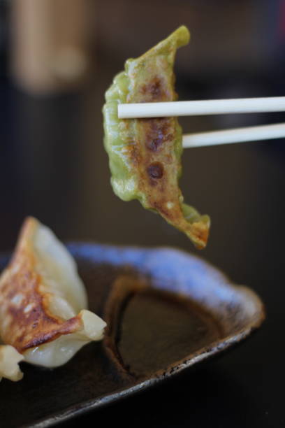 istock Gyoza snack with soy sauce 1178943094