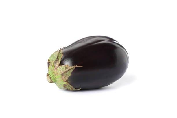 istock Fresh ripe eggplant isolated on white background 1178946230