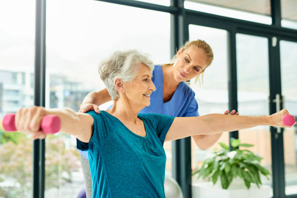 istock Keeping her muscles and bones strong and fit 1178948419