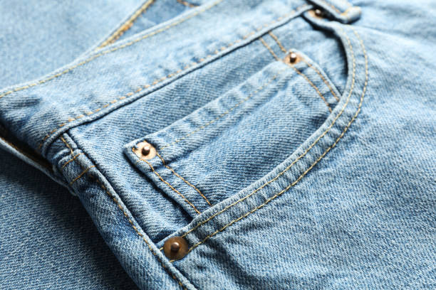 istock Classic jeans textured background, close up 1178951142