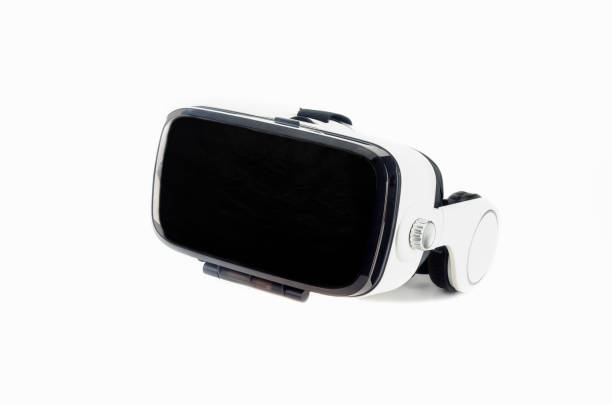 istock Virtual reality helmet isolated on white background 1178952311