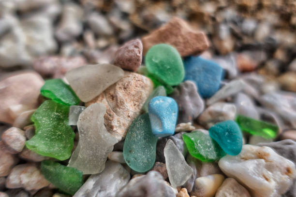 istock Beach with polished sea glass 1178953095