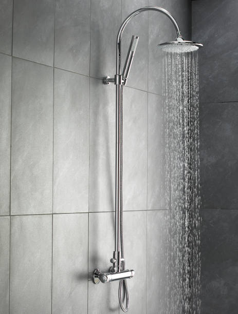 istock Shower in a bathroom 1178955181