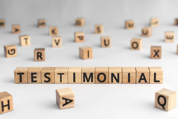 istock Testimonial - word from wooden blocks with letters 1178957381