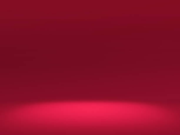istock 3D Illustration. Plain festive red christmas background 1178959462