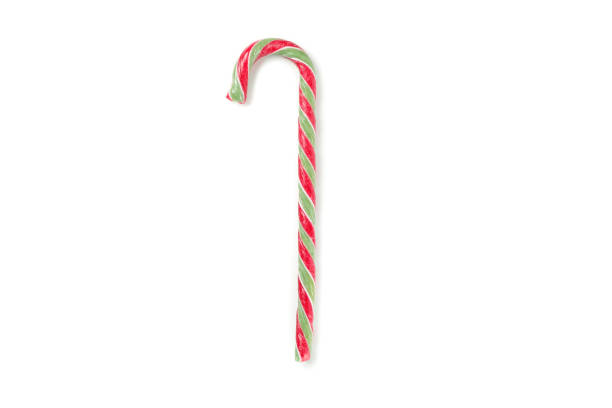 istock Sweet candy cane isolated on white background 1178962182
