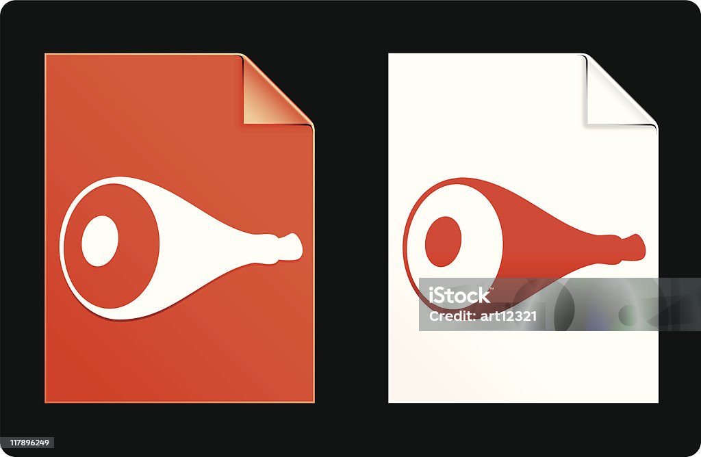 Ham Design Elements Stock Illustration - Download Image Now - Aging ...
